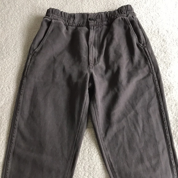 AMO Drapey Trouser in Washed Black 28 - Picture 7 of 14